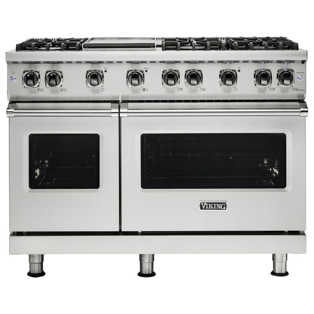 Viking Range 48" Natural Gas Range with 6 Burners in Stainless Steel, , large
