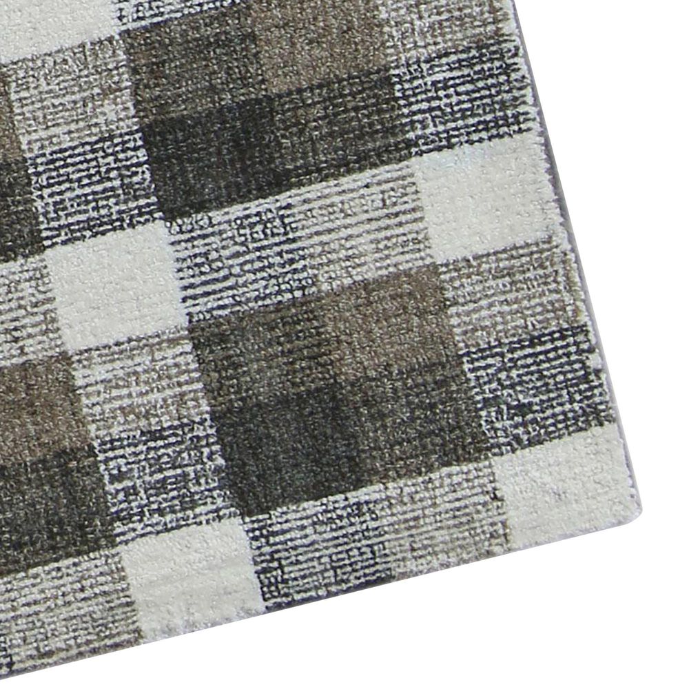 Amer Rugs Tartan 2&#39; x 3&#39; Khaki Area Rug, , large