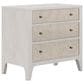 Vantage Mezzanine 3 Drawer Mirrored Nightstand in Dove Gray, , large