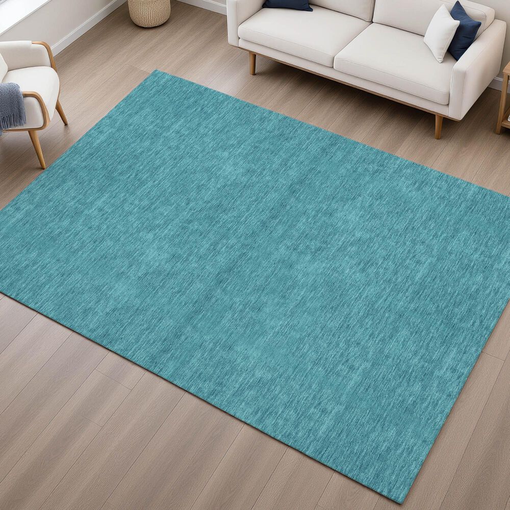 Dalyn Rug Company Soft Essentials Turquoise 10' x 14' Area Rug, , large