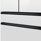Samsung Bespoke 29 Cu. Ft. 4-Door French Door Refrigerator with Beverage Center in White Glass Panels, , large