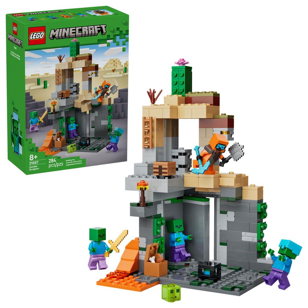LEGO Minecraft Zombie Dungeon Building Set, , large