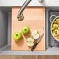 Blanco Ikon and Vintera Floating Cutting Board in Beech Wood, , large