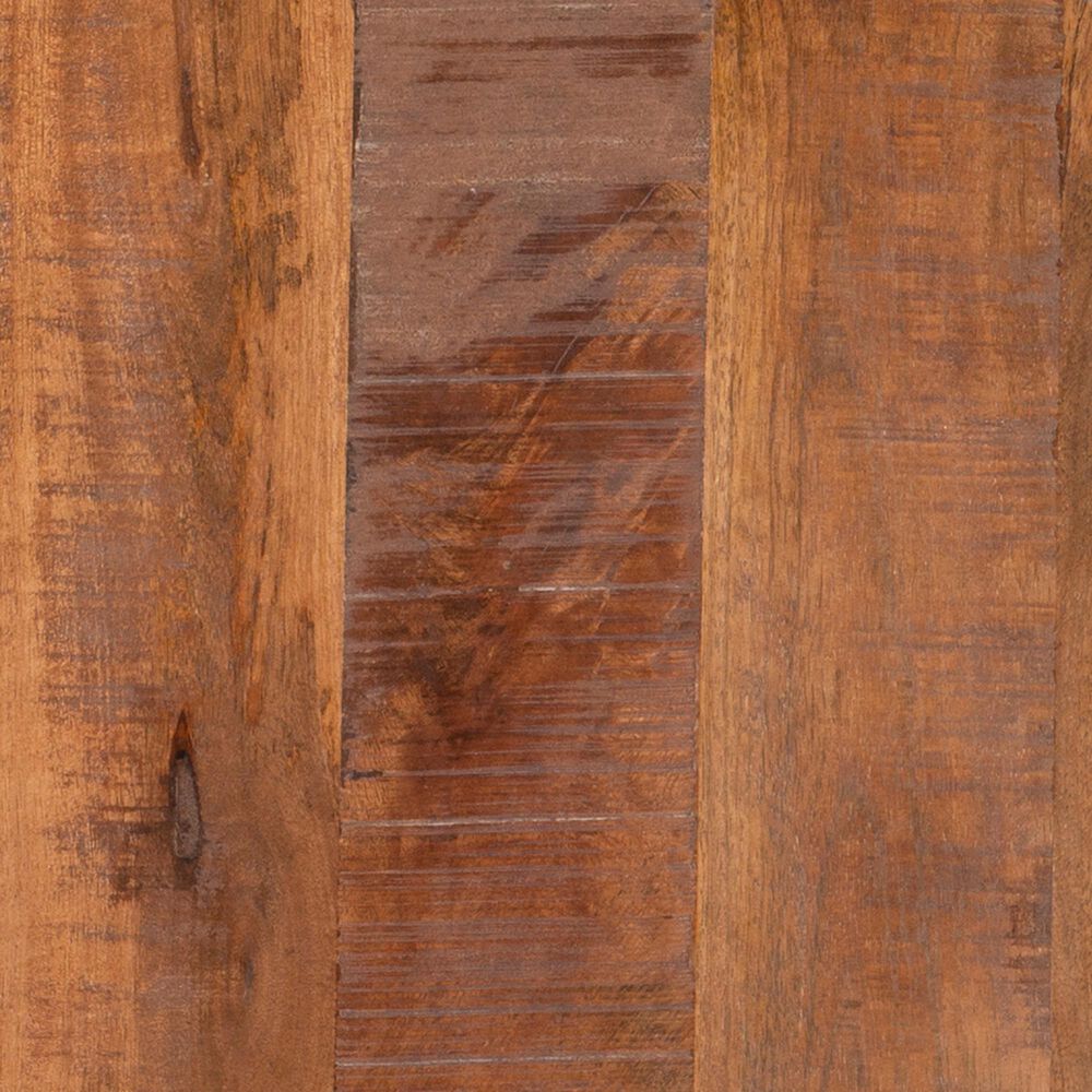 Linon Home Decor Royce 19" Drum Side Table with Storage in Brass, , large