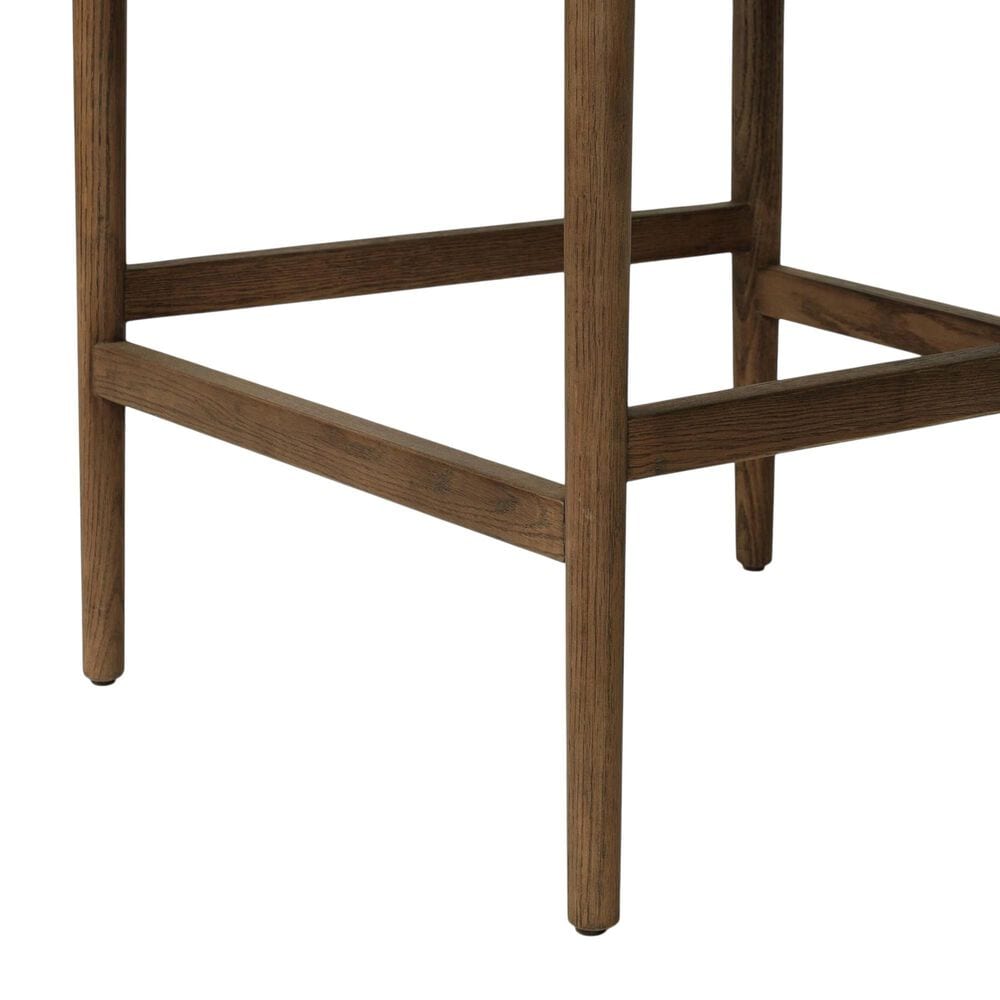 Four Hands Jazelle Counter Stool with Altair Sienna Upholstery in Tan Oak, , large