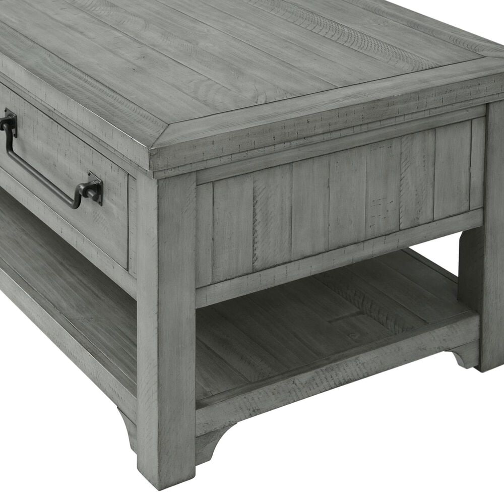 Martin Svensson Home Beach House 2-Drawer Coffee Table in Dove Grey, , large