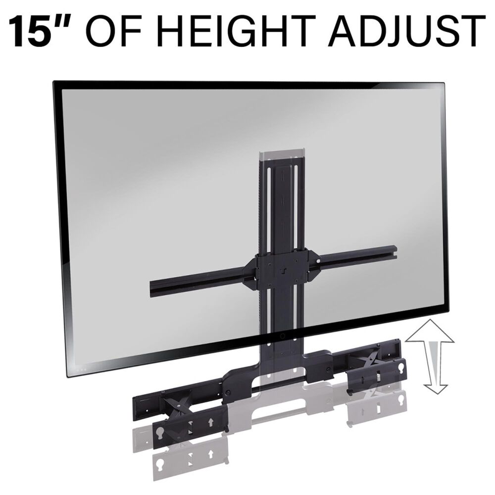 Sanus Extendable Soundbar TV Mount for Sonos Arc Sound Bar in Black, , large