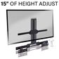 Sanus Extendable Soundbar TV Mount for Sonos Arc Sound Bar in Black, , large