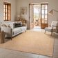 Oriental Weavers Oliver Rust and Beige 9"10" x 12"10" Area Rug, , large