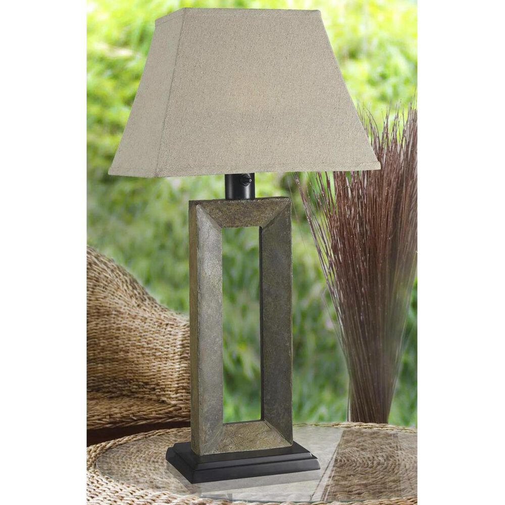 Kenroy Egress Outdoor Table Lamp in Natural Slate, , large