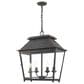 Golden Lighting Abingdon 4-Light Pendant in Antique Black, , large