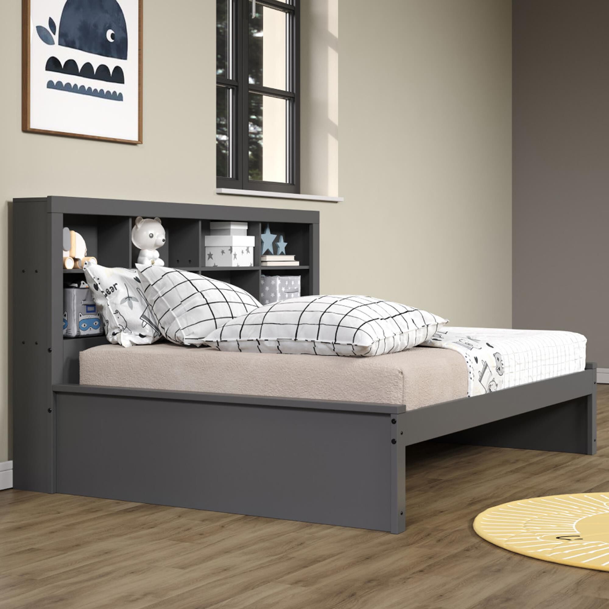 Full deals bookcase bed