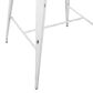 Lumisource Oregon Pub Table in Espresso and Vintage White, , large