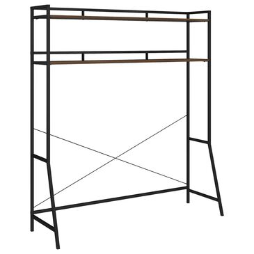DHP Beverly Full Over-The-Bed Storage in Black and Walnut, , large