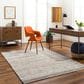 Surya Florentina Off-White, Charcoal and Light Slate 10" x 14" Area Rug, , large