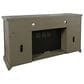 Waltham Telluride 60" TV Stand with Electric Fireplace in Driftwood, , large