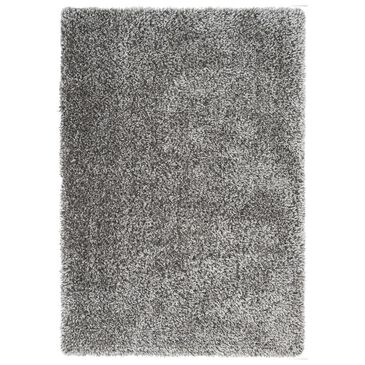 Nourison Luxe Shag LXS01 2"2" x 3"9" Charcoal Runner, , large