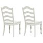 Belle Furnishings Magnolia Manor Side Chair in White (Set of 2), , large