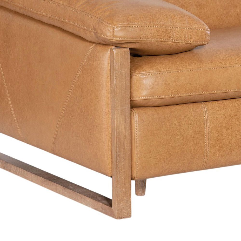 Hooker Furniture Jericho Power Recliner with Power Headrest in Dallas Toffee, , large
