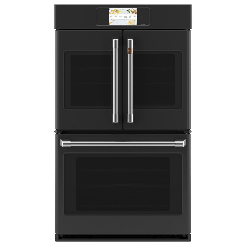 Cafe 30" French-Door Double Wall Oven in Matte Black, , large