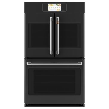 Cafe 30" French-Door Double Wall Oven in Matte Black, , large