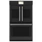Cafe 30" French-Door Double Wall Oven in Matte Black, , large
