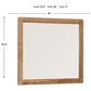 Archbold Furniture Warren Dresser Mirror in Harvest, , large
