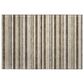 Dalyn Rug Company Soft Essentials Striped Chocolate 1"8" x 2"6" Indoor/Outdoor Area Rug, , large
