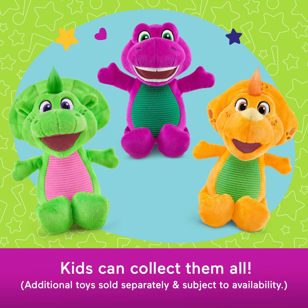 Fisher Price 8&quot; Dinosaur Plush in Purple, , large