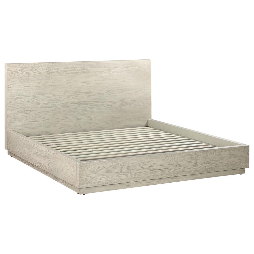 Blue River Abbey Queen Platform Bed in Silver Grey Oak, , large