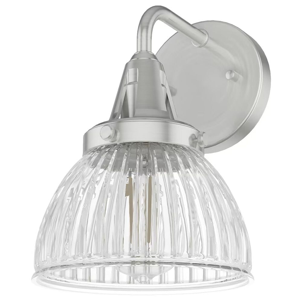 Hunter Cypress Grove 1-Light Wall Sconce in Brushed Nickel, , large