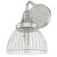 Hunter Cypress Grove 1-Light Wall Sconce in Brushed Nickel, , large