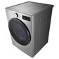 LG 5 Cu. Ft. Smart Front Load Washer and 7.4 Cu. Ft. Gas Dryer Laundry Pair in Graphite Steel, , large
