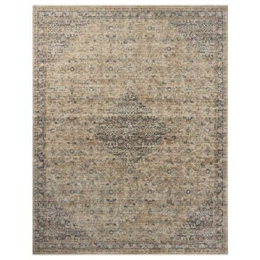 Loloi Heritage 2" x 3" Sage and Navy Area Rug, , large
