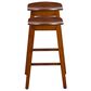 Linon Home Decor Culver Counter Stool in Brown (Set of 2), , large