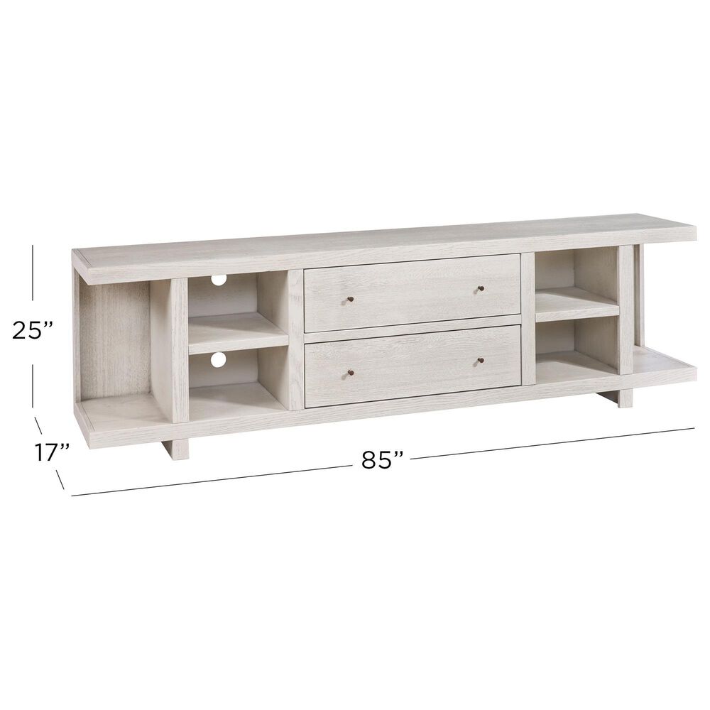 Riva Ridge Latitude 84" 2-Drawer Console in in Brushed White, , large