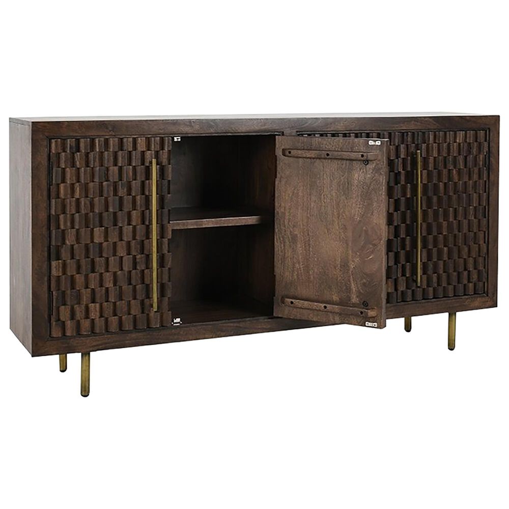 Classic Home Norwood Sideboard in Dark Brown, , large