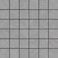 Emser Brook II Silver 12" x 12" Ceramic Mosaic Tile, , large