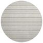 Dalyn Rug Company Soft Essentials Striped Linen 8" Round Indoor/Outdoor Area Rug, , large