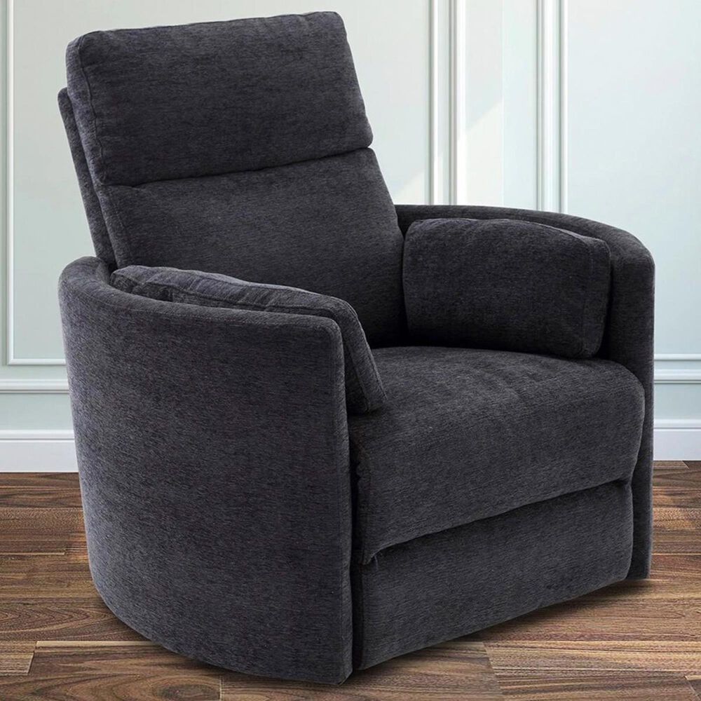 Simeon Collection Radius Power Swivel Glider Recliner in Mediterranean