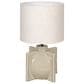 Creative Coop Sloane Ceramic Table Lamp in Soft Grey, , large