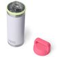 YETI Rambler 18 Oz Water Bottle with Color-Blocked Chug Cap in Mist, Pink and Grasshopper, , large