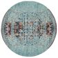 Safavieh Monaco MNC208J 5" Round Blue Area Rug, , large