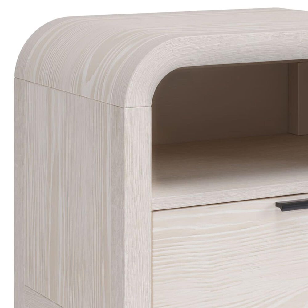 Urban Home Drake 1-Drawer Nightstand in White, , large