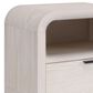 Urban Home Drake 1-Drawer Nightstand in White, , large
