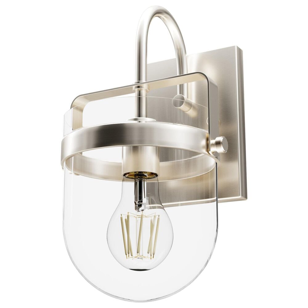 Hunter Karloff Sconce in Brushed Nickel, , large