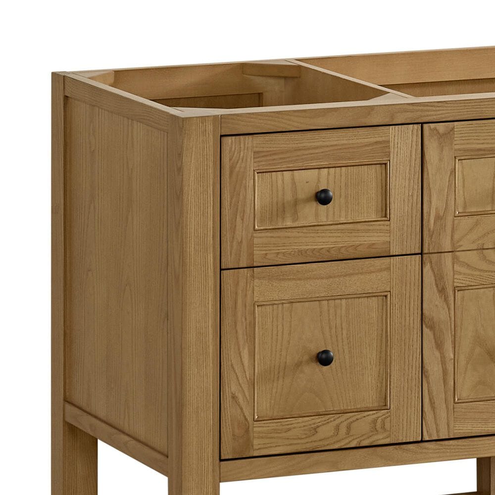 James Martin Vanities Breckenridge 60&quot; Single Bathroom Vanity Cabinet in Light Natural Oak, , large