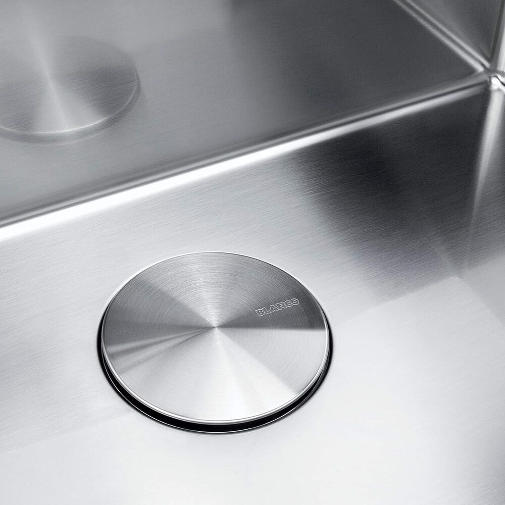 Blanco Capflow Decorative Drain Cover in Stainless Steel NFM