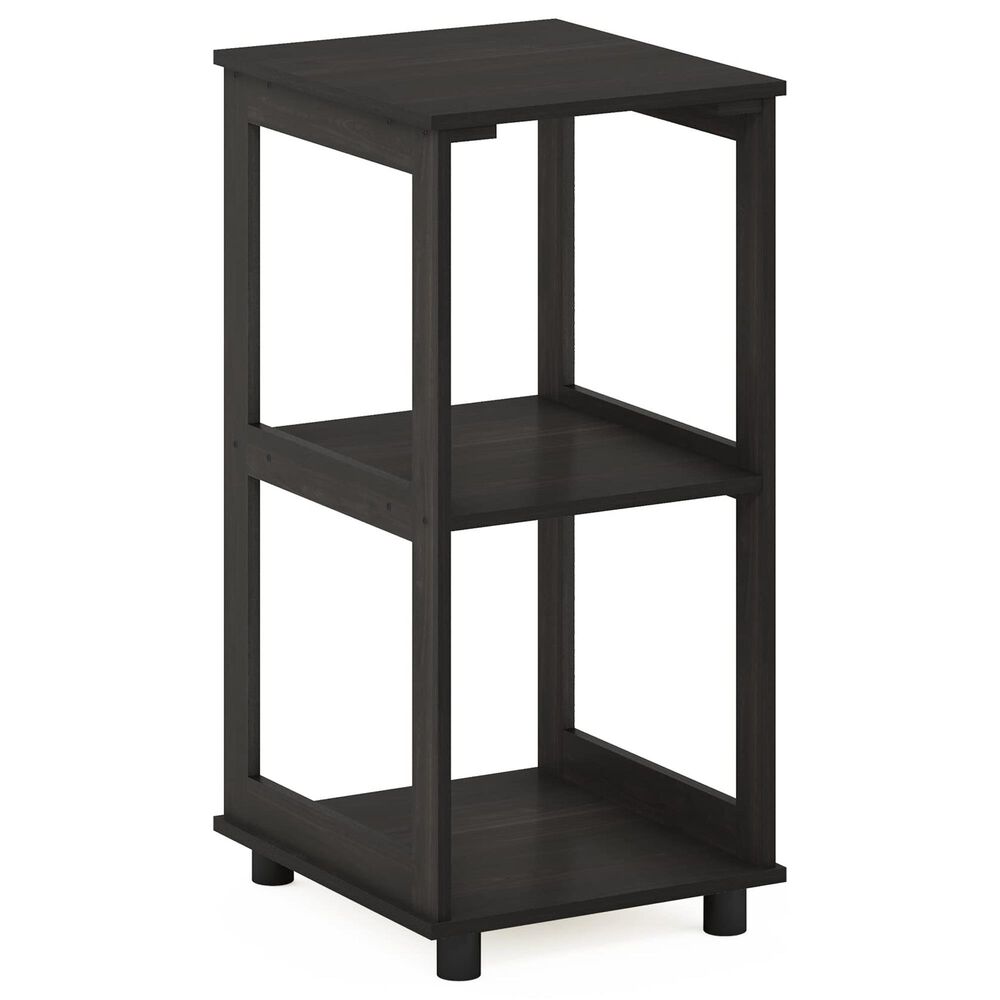 HOMLUX 2-Tier Tall End Table in Espresso, , large