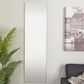 Maple and Jade 59" Rectangular Metal Wall Mirror in Silver, , large